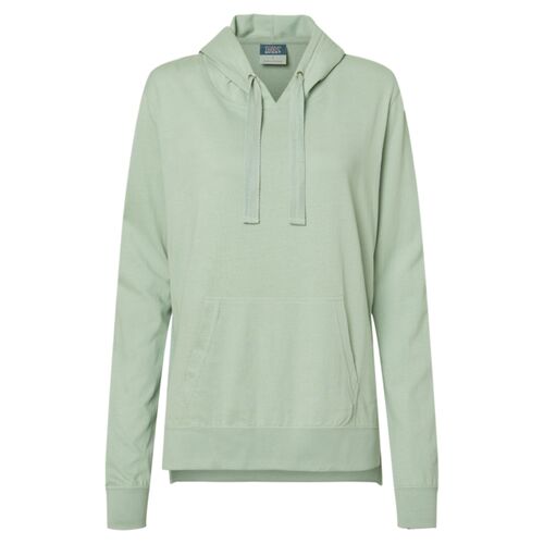 Women's Sueded Jersey Hooded Sweatshirt Thumbnail