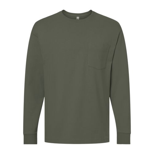 Unisex Super Heavyweight Long Sleeve Pocket Tee Thumbnail