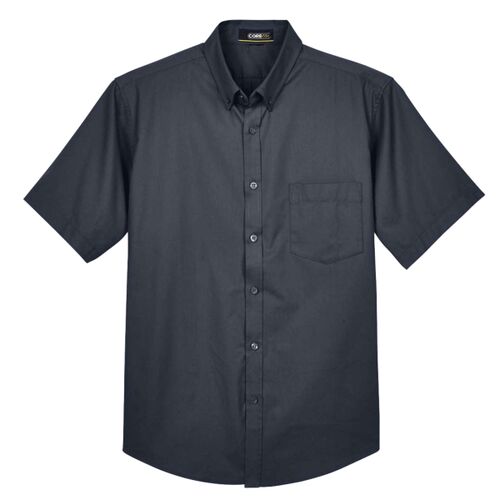 Men's Optimum Short Sleeve Twill Dress Shirt Thumbnail
