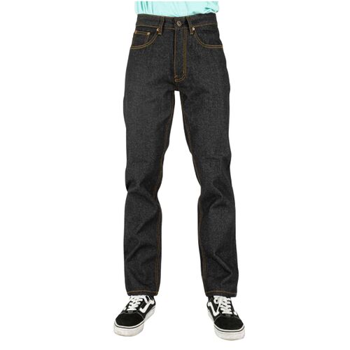 Men's Raw Denim Straight-Leg Jean Pants Thumbnail