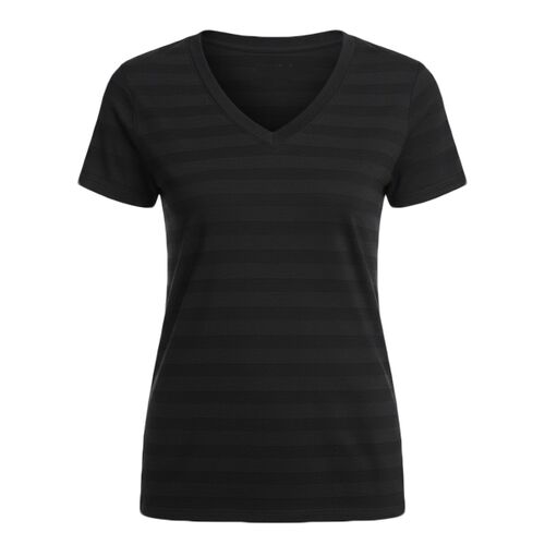 Women's Invisible Stripe V-Neck T-Shirt Thumbnail