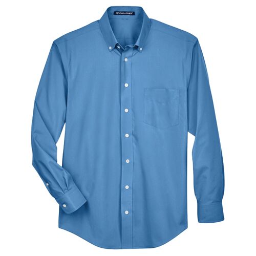 Men's Tall Crown Collection® Broadcloth Woven Dress Shirt Thumbnail