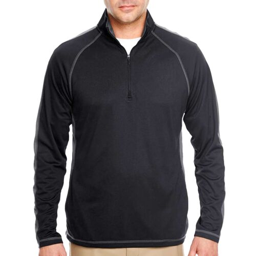Cool & Dry Sport Quarter-Zip Pullover with Side and Sleeve Panels Thumbnail