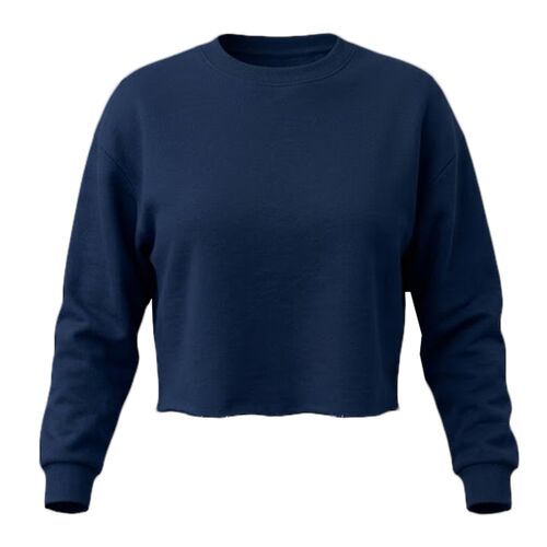Women's USA Made Cropped Crewneck Sweatshirt Thumbnail