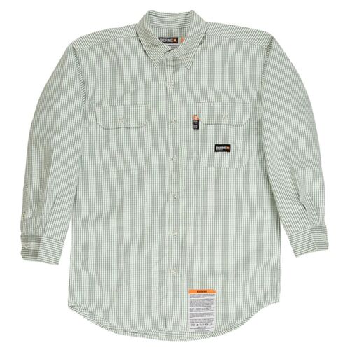 Men's Flame-Resistant Down Plaid Work Shirt Thumbnail