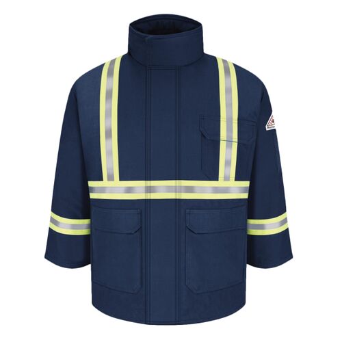 Men's Deluxe Parka With Reflective Trim - EXCEL FR® ComforTouch Thumbnail