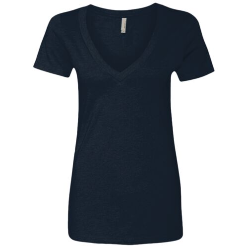 Women’s CVC Deep V-Neck T-Shirt Thumbnail