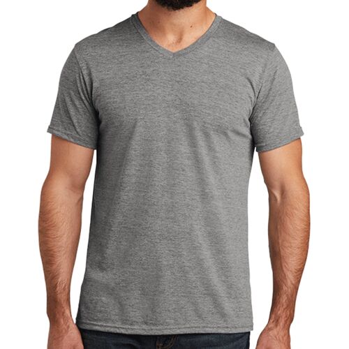 Unisex Tri Blend V Neck Tee Thumbnail