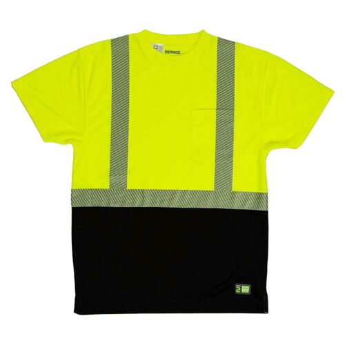 Hi-Vis Class 2 Color Blocked Pocket T-Shirt Thumbnail