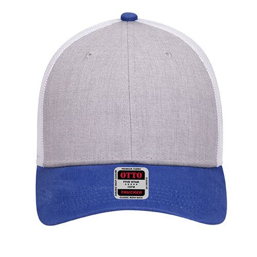 OTTO CAP 6 Panel Low Profile Mesh Back Trucker Hat Thumbnail