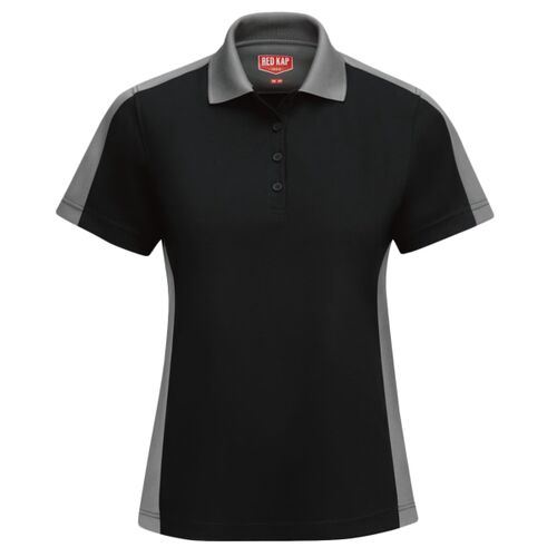 Women's Short Sleeve Performance Knit Two-Tone Polo Thumbnail