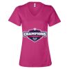 Women’s Relaxed Jersey V-Neck Tee Thumbnail