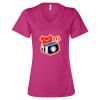 Women’s Relaxed Jersey V-Neck Tee Thumbnail
