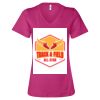 Women’s Relaxed Jersey V-Neck Tee Thumbnail