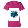 Women’s Relaxed Jersey V-Neck Tee Thumbnail