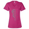 Women’s Relaxed Jersey V-Neck Tee Thumbnail