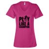 Women’s Relaxed Jersey V-Neck Tee Thumbnail
