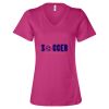 Women’s Relaxed Jersey V-Neck Tee Thumbnail