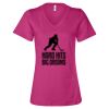 Women’s Relaxed Jersey V-Neck Tee Thumbnail