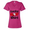 Women’s Relaxed Jersey V-Neck Tee Thumbnail