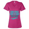 Women’s Relaxed Jersey V-Neck Tee Thumbnail
