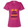 Women’s Relaxed Jersey V-Neck Tee Thumbnail