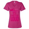 Women’s Relaxed Jersey V-Neck Tee Thumbnail