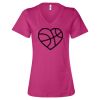 Women’s Relaxed Jersey V-Neck Tee Thumbnail