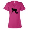 Women’s Relaxed Jersey V-Neck Tee Thumbnail