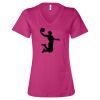 Women’s Relaxed Jersey V-Neck Tee Thumbnail