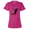 Women’s Relaxed Jersey V-Neck Tee Thumbnail