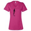Women’s Relaxed Jersey V-Neck Tee Thumbnail