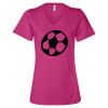 Women’s Relaxed Jersey V-Neck Tee Thumbnail
