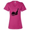 Women’s Relaxed Jersey V-Neck Tee Thumbnail