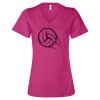 Women’s Relaxed Jersey V-Neck Tee Thumbnail