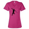 Women’s Relaxed Jersey V-Neck Tee Thumbnail