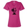 Women’s Relaxed Jersey V-Neck Tee Thumbnail