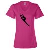 Women’s Relaxed Jersey V-Neck Tee Thumbnail