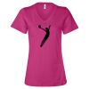 Women’s Relaxed Jersey V-Neck Tee Thumbnail