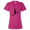 Women’s Relaxed Jersey V-Neck Tee Thumbnail