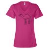 Women’s Relaxed Jersey V-Neck Tee Thumbnail