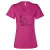 Women’s Relaxed Jersey V-Neck Tee Thumbnail