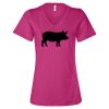 Women’s Relaxed Jersey V-Neck Tee Thumbnail
