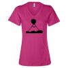 Women’s Relaxed Jersey V-Neck Tee Thumbnail