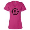 Women’s Relaxed Jersey V-Neck Tee Thumbnail