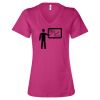 Women’s Relaxed Jersey V-Neck Tee Thumbnail