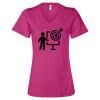Women’s Relaxed Jersey V-Neck Tee Thumbnail