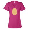 Women’s Relaxed Jersey V-Neck Tee Thumbnail