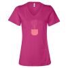 Women’s Relaxed Jersey V-Neck Tee Thumbnail