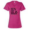 Women’s Relaxed Jersey V-Neck Tee Thumbnail